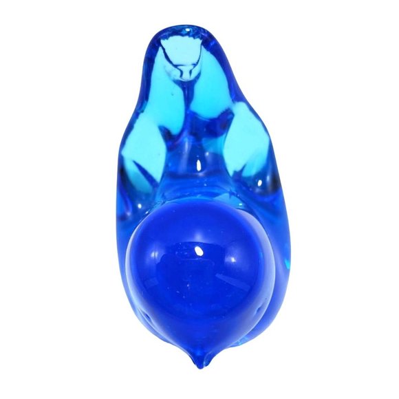 Bluebird of Happiness Leo Ward Paperweight Figurine Art Glass Hand Blown '93 VTG - Picture 7 of 9